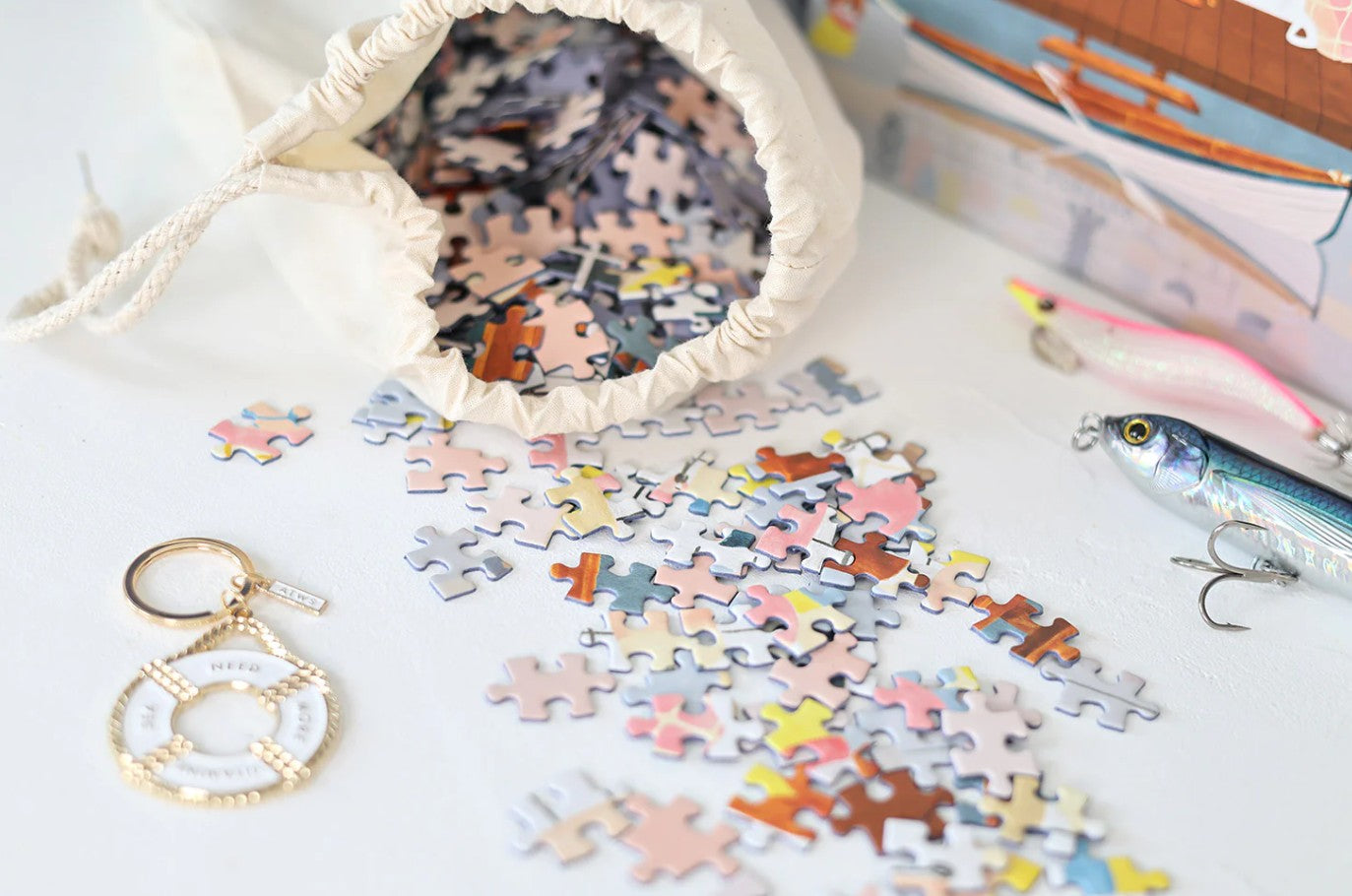 Puzzle 1000pces - Fisherman shop