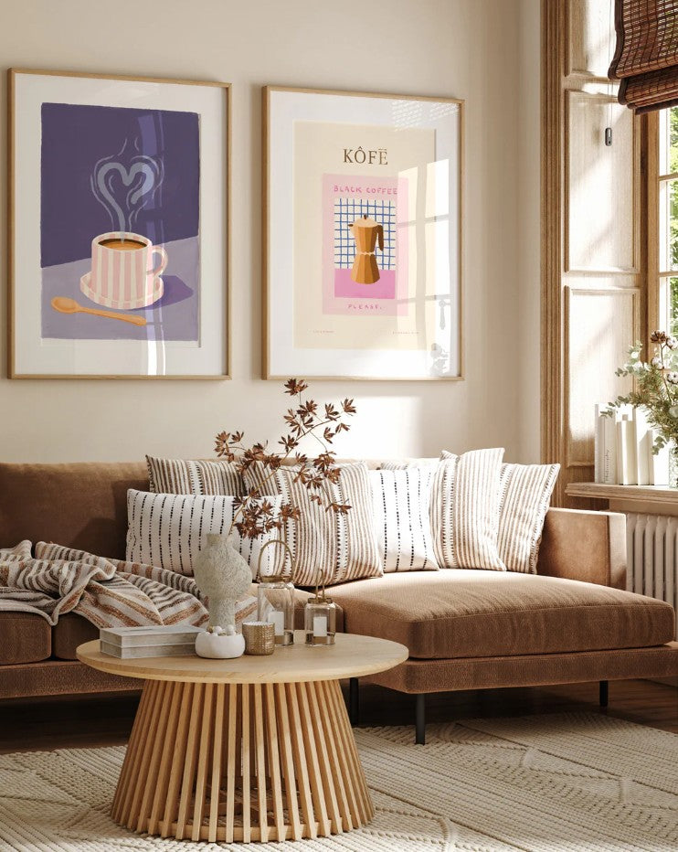 Affiche décorative - Small - Love coffee - 18x24 cm