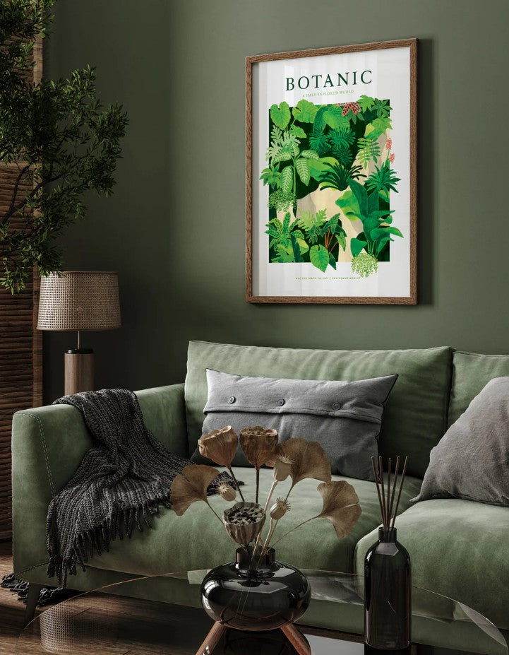 Affiche décorative - Small - Botanic World - 18x24 cm