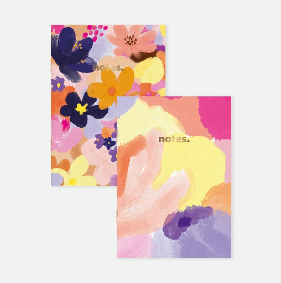 Duo de carnets de poche - Flower garden