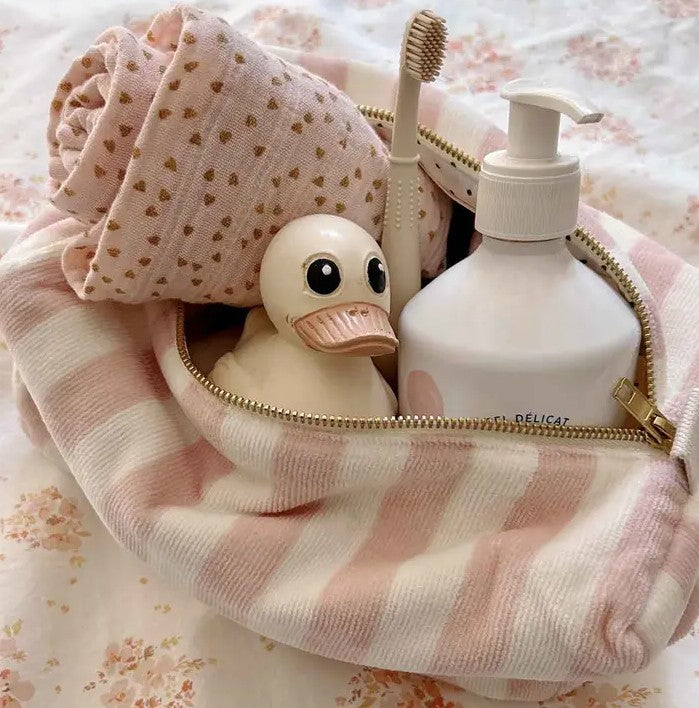 Trousse de toilette Vic - Eponge - Rose clair