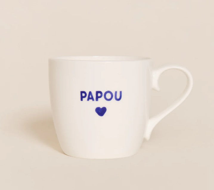 Mug - Papou - bleu