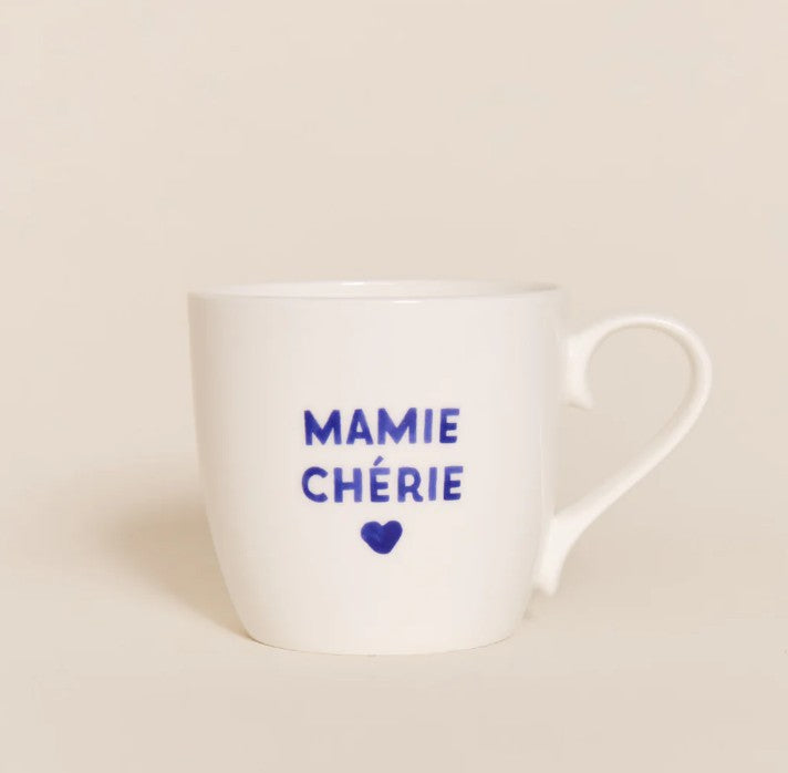 Mug - Mamie chérie - bleu