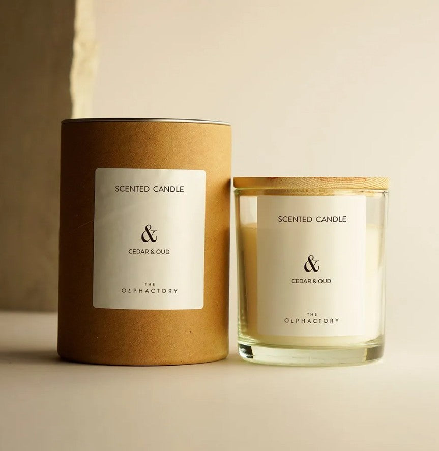 Bougie en verre 200g - & - Cedar & Oud