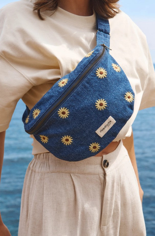 Custine XL - Le sac Banane XL - Denim Tournesol - Joy&Love 2025