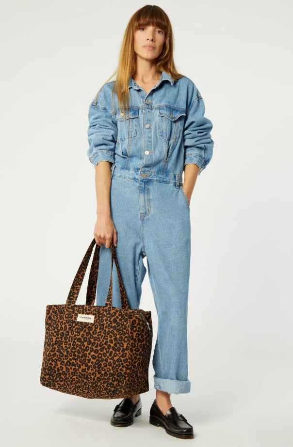 Célestins - The 24h bag en coton recyclé - Léopard