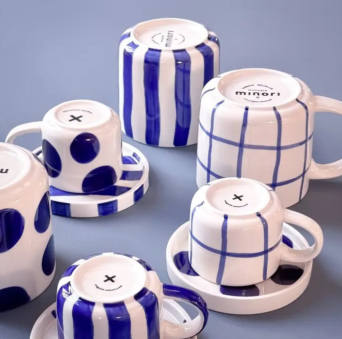Mug Grid - Mare Blue