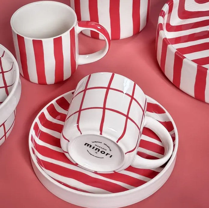 Mug Grid - Tramonto Red
