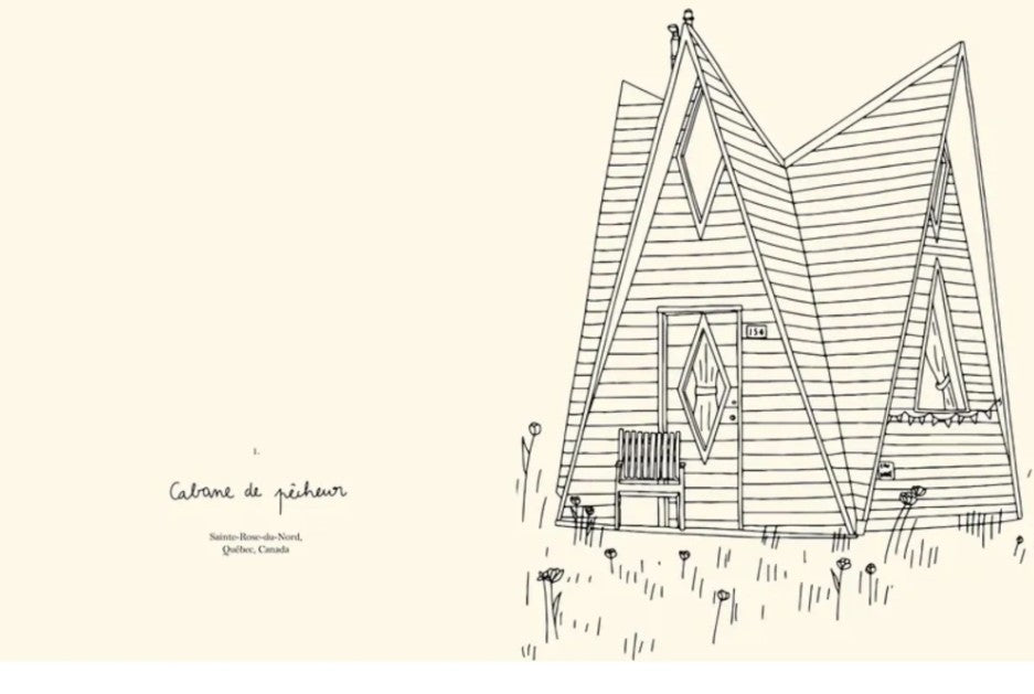 Livre de coloriage - Cabanes