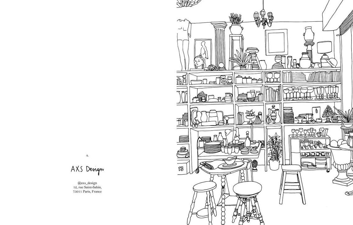 Livre de coloriage - Intérieurs