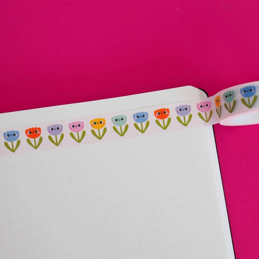 Masking Tape - Happy flowers