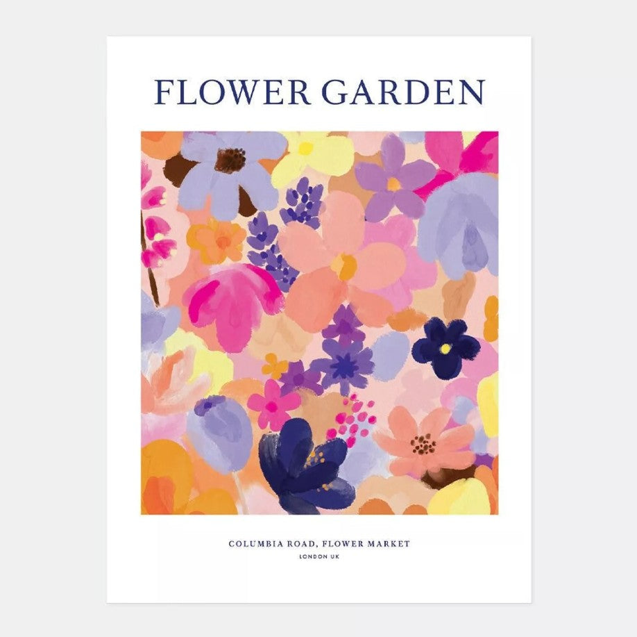 Affiche décorative - Small - Flower garden - 18x24 cm
