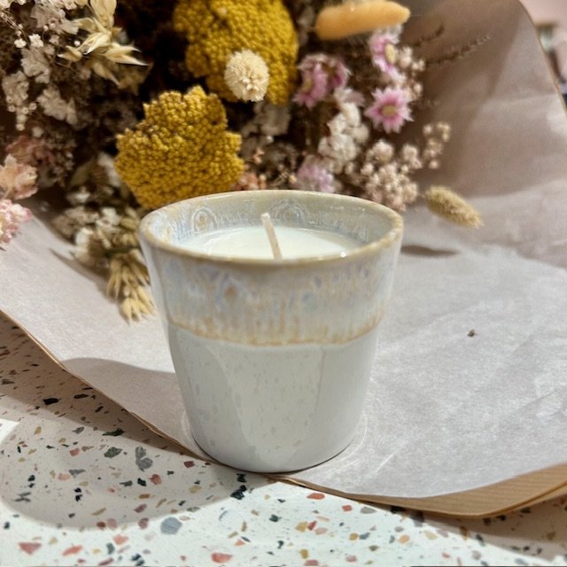 Bougie Lisbonne Mini - Blanc - Cocooning