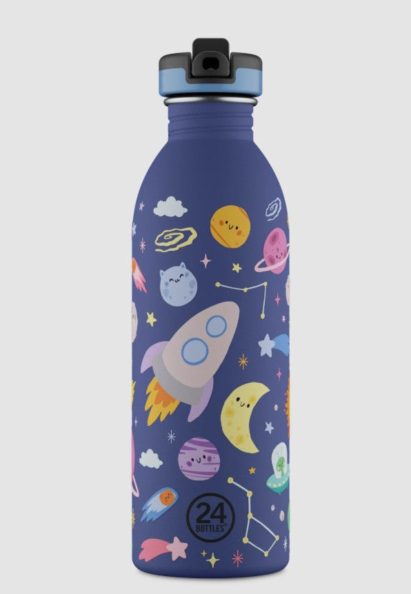 Urban kids bottle 050 Space Friends AVEC PAILLE