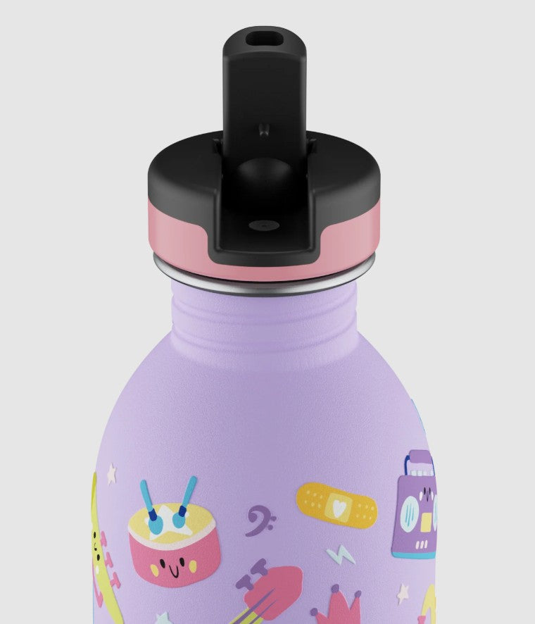 Urban kids bottle 250 ml Music Friends AVEC PAILLE