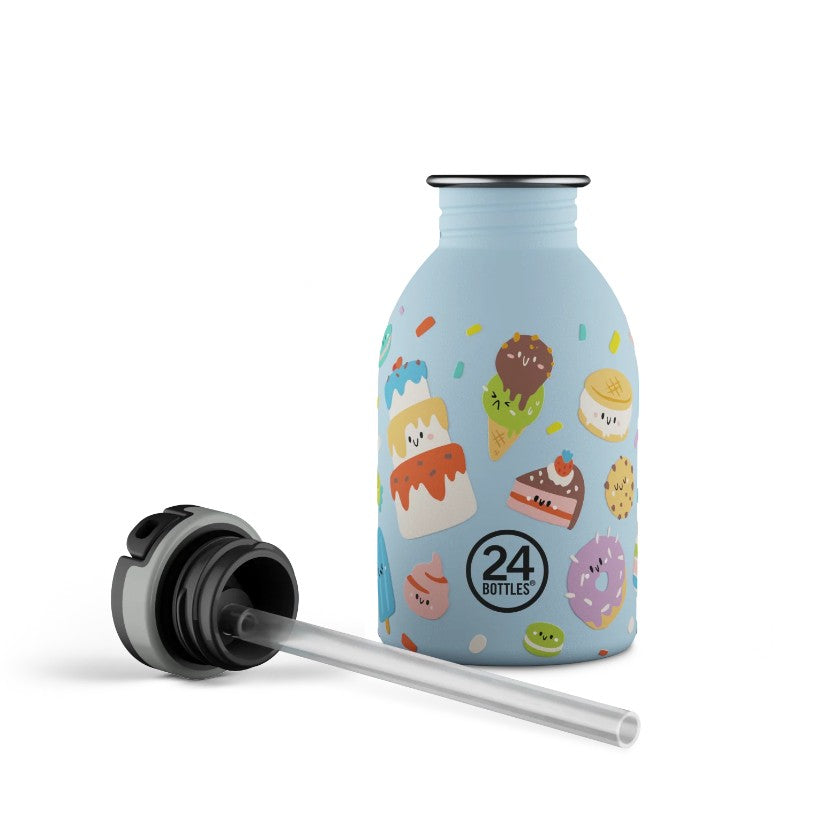 Urban bottle 250 ml Sweet Friends AVEC PAILLE