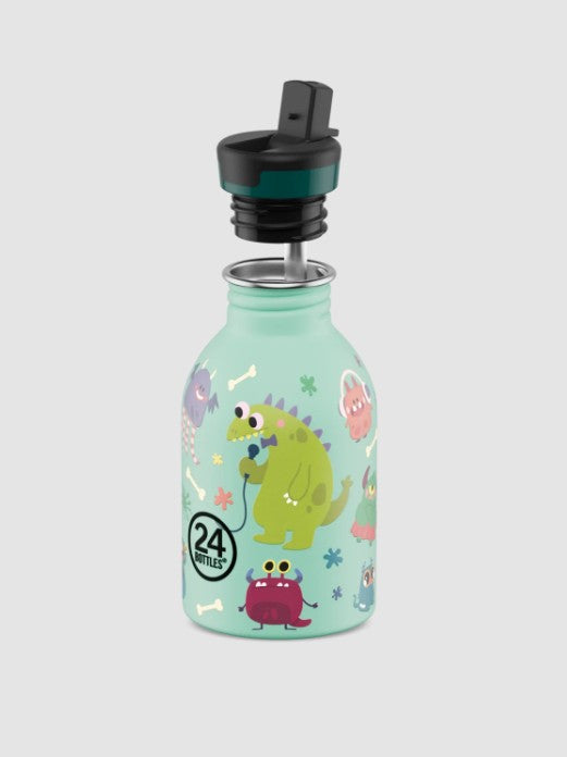Urban kids bottle 250 ml Spooky Friends AVEC PAILLE