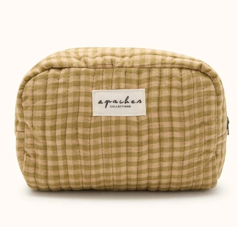 Petite trousse Gaya - Checkmate - Khaki