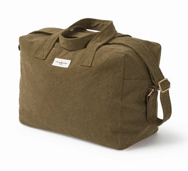 Sauval le city bag en coton recyclé - Kaki