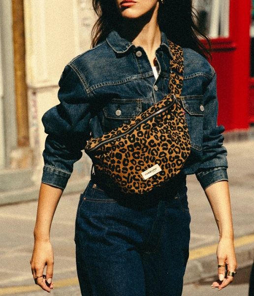 Custine XL - Le sac Banane XL - Léopard