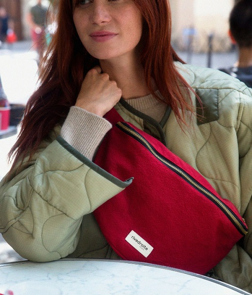 Custine XL - Le sac Banane XL - Rouge Vibrant