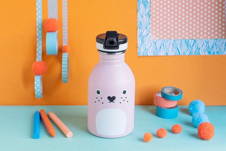 Urban bottle 250 ml Noodoll Ricecarrot rose