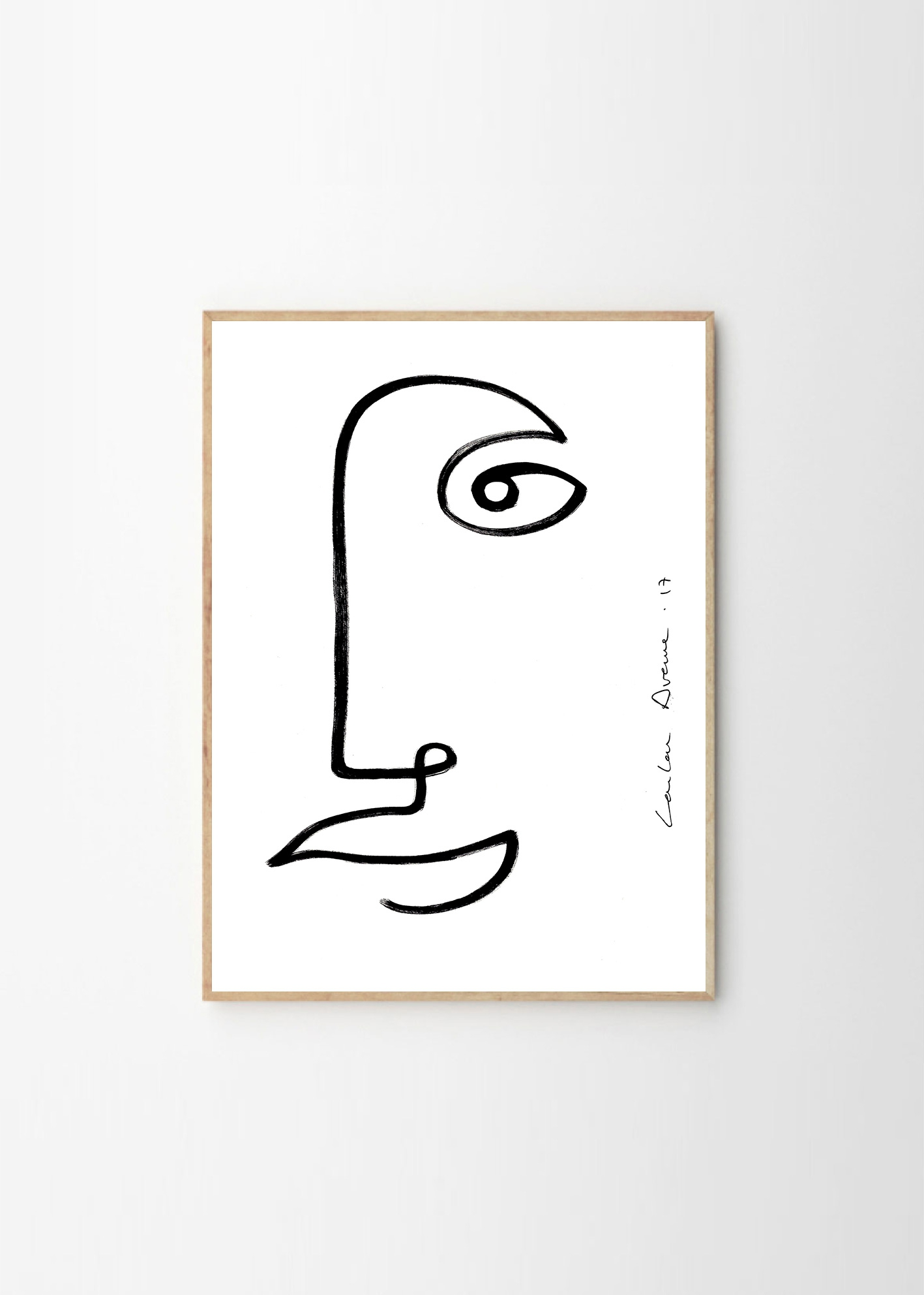 Poster - Loulou Avenue - full moon - 50x70cm