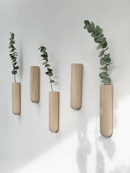 Lot de 3 soliflores muraux