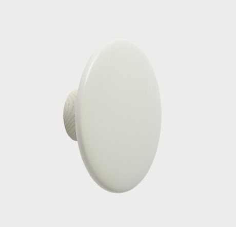 patère The dots – 1 pièce M Off White - Ø 13cm
