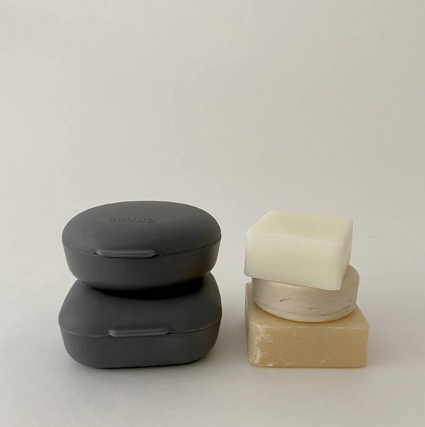 Boite à savon de voyage carrée - Smoke