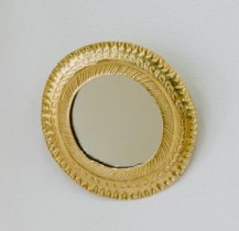 Miroir - Mini - Rond strié