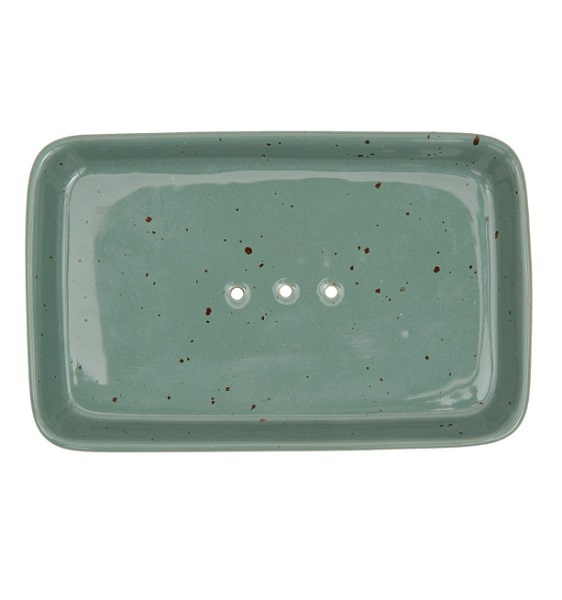 Soap Dish - rustic - vert - POR311