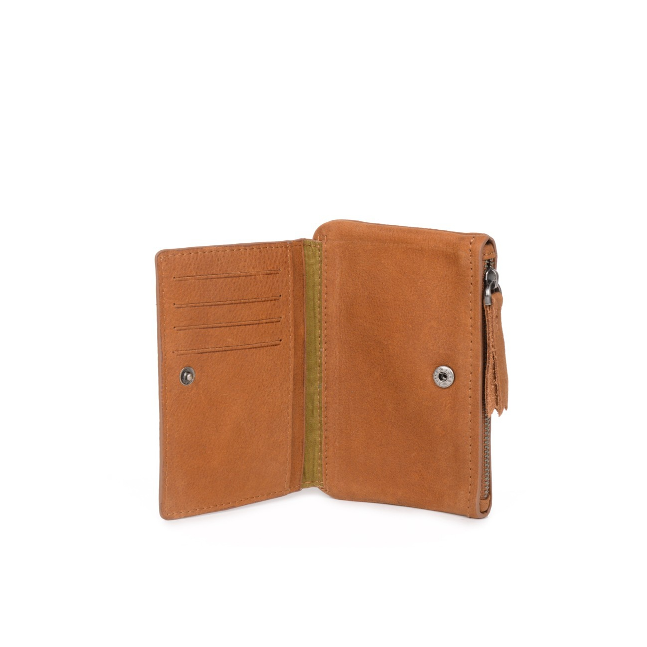 Portefeuille Soly - Epice - Peau de pêche