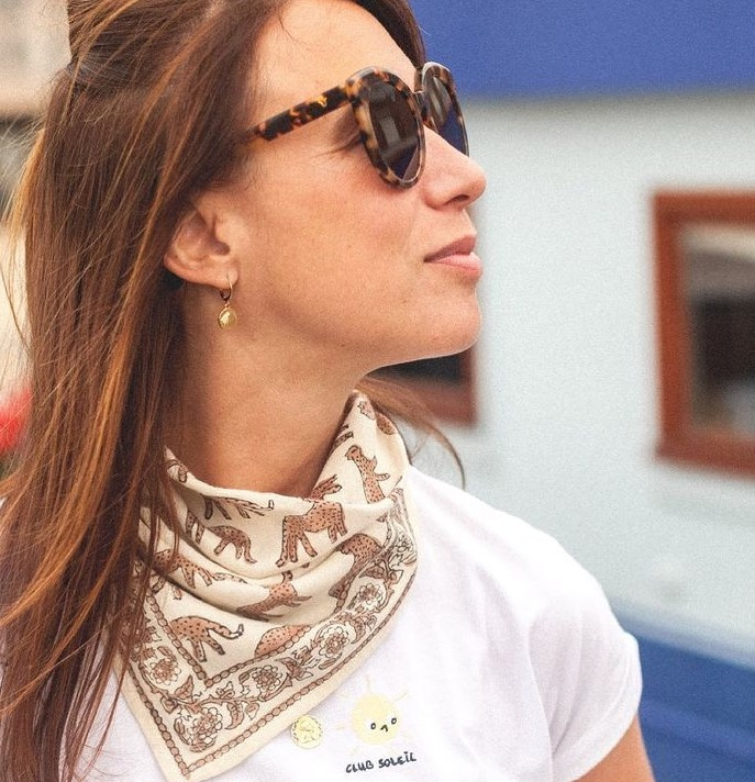 Foulard Latika - Bengale - Latte