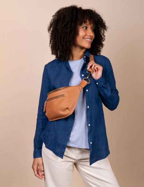 Sac Banane Drew - Wild Oak Soft Grain Leather