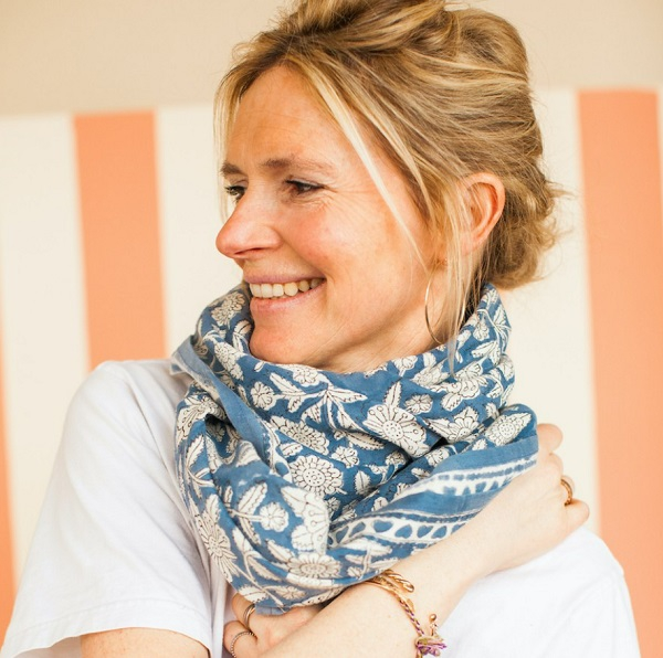 BIG Foulard Latika - Coeur - Horizon