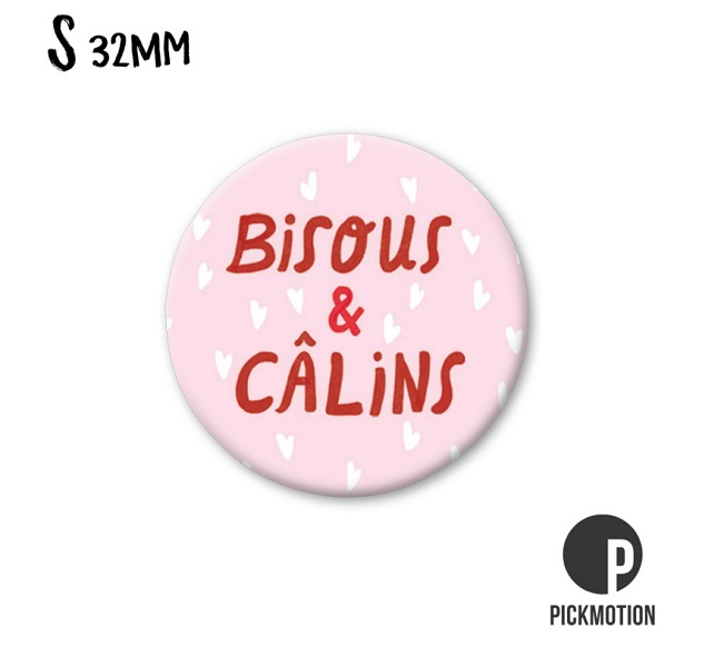 Petit magnet - Bisous & Câlins - MSQ0382