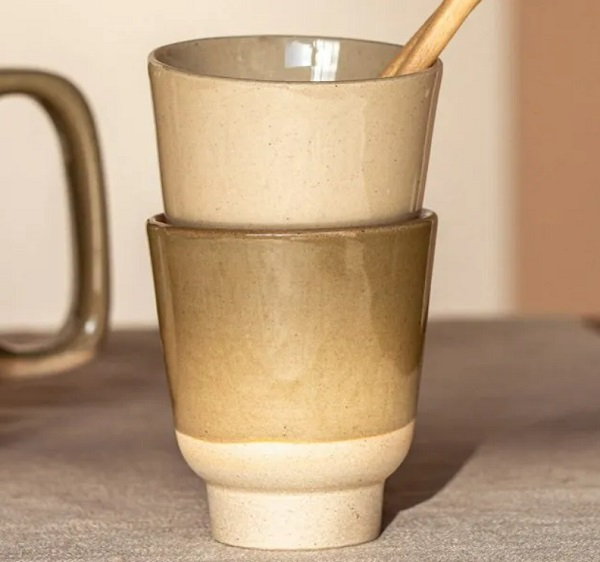 Cup S - Rutunda Cyl - 130ml - Khaki