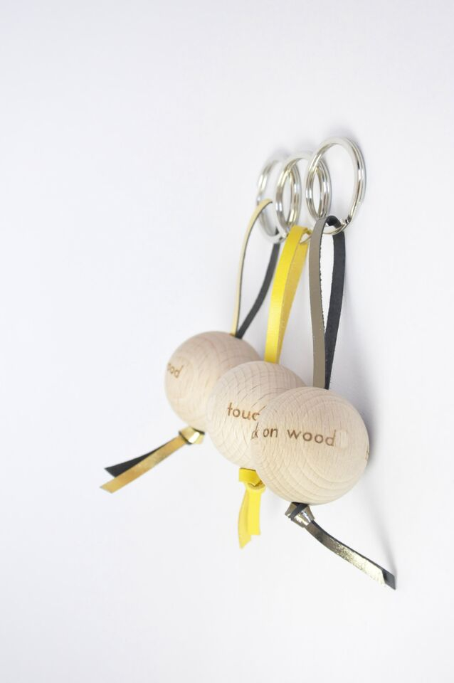 Porte-clé chance - Jaune