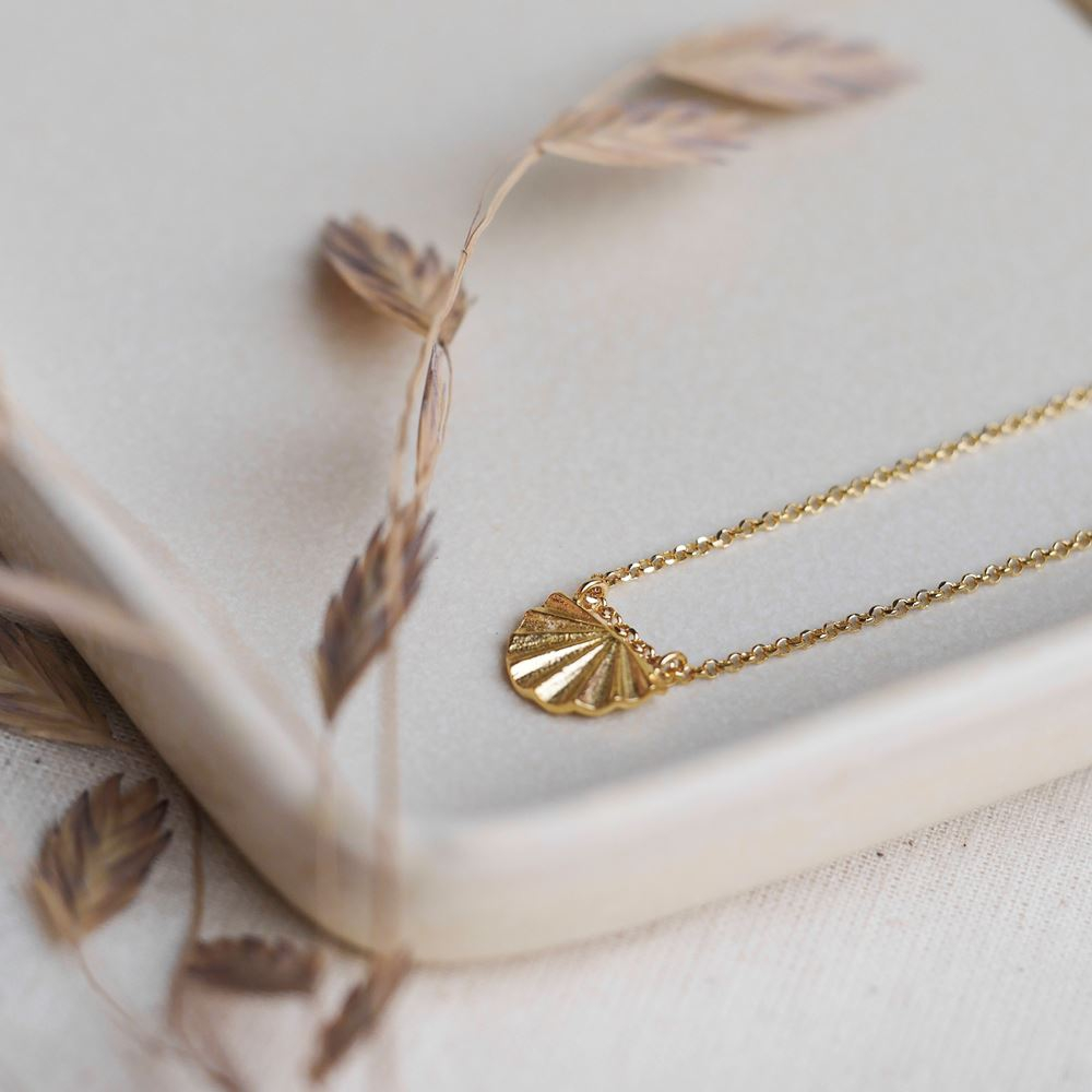 Collier Célèste plaqué or - 10616 pépite