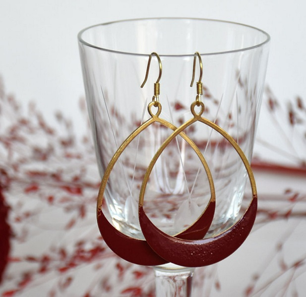 Boucles d'oreilles Vayla - Bordeaux