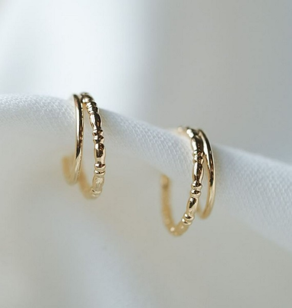 Boucles d'oreille Marie-Alice - 10972 - Pépite