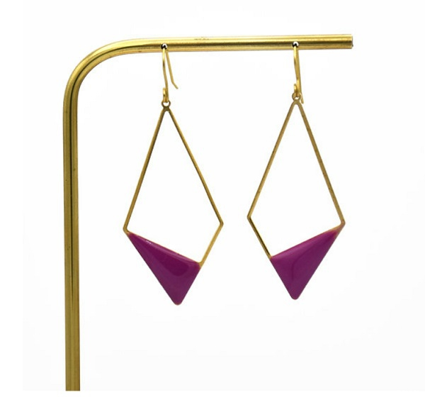 Boucles d'oreilles Kiak - Violet