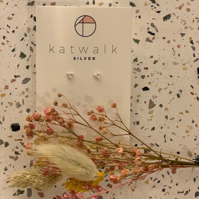 Boucles d'oreilles - argent - 3 petites boules