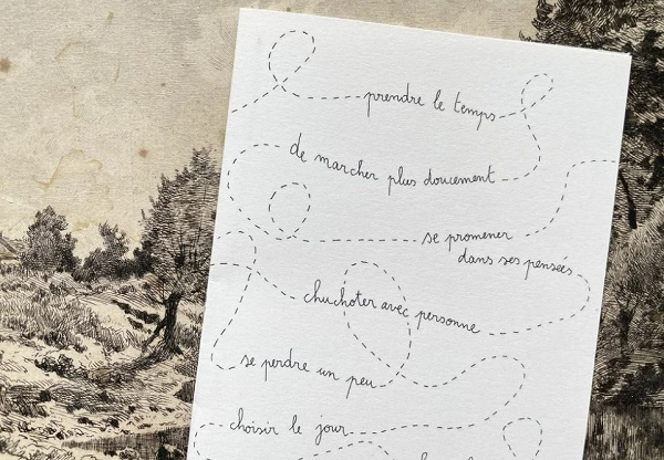 Carte Postale Double - Déambuler