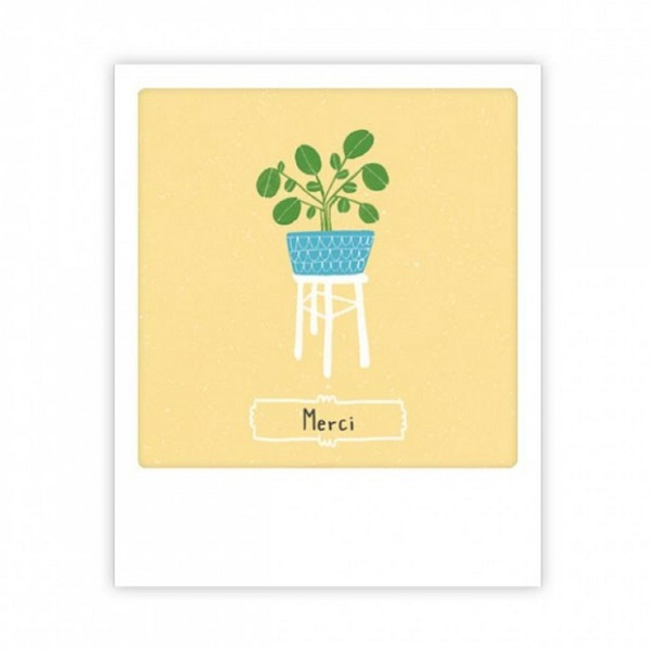 Mini carte postale Merci MP0338FR