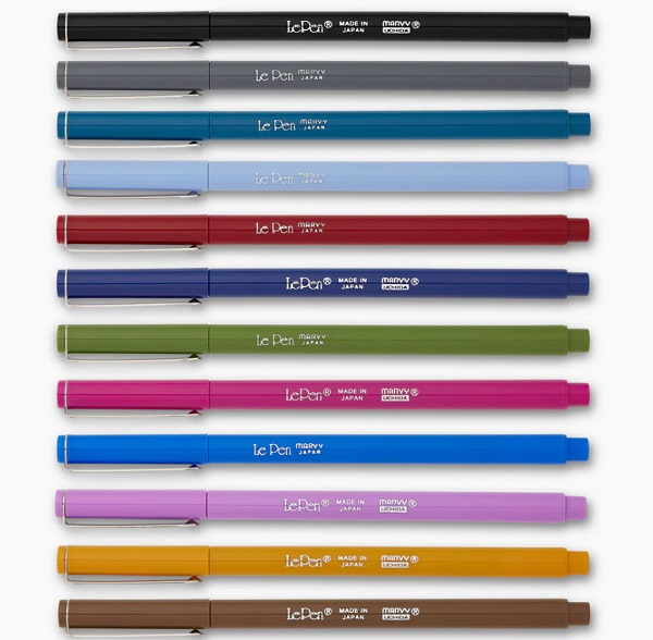 Le Pen Felt Pen - Burgundy