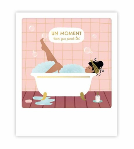 Mini carte postale - un moment rien que pour toi - MP0743FR