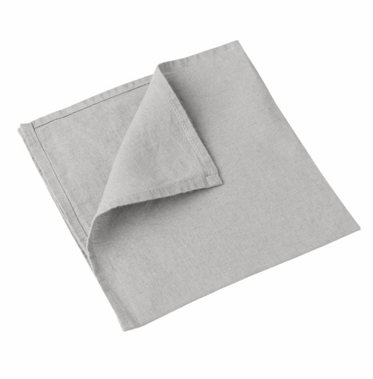 Serviette Naïs en lin - 41x41cm- Naturel