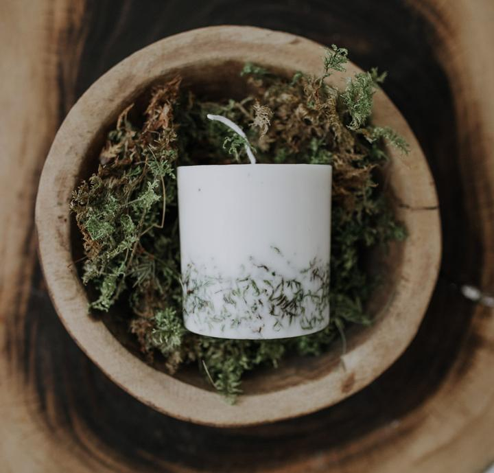 Soy wax candle - 515ml - Moss